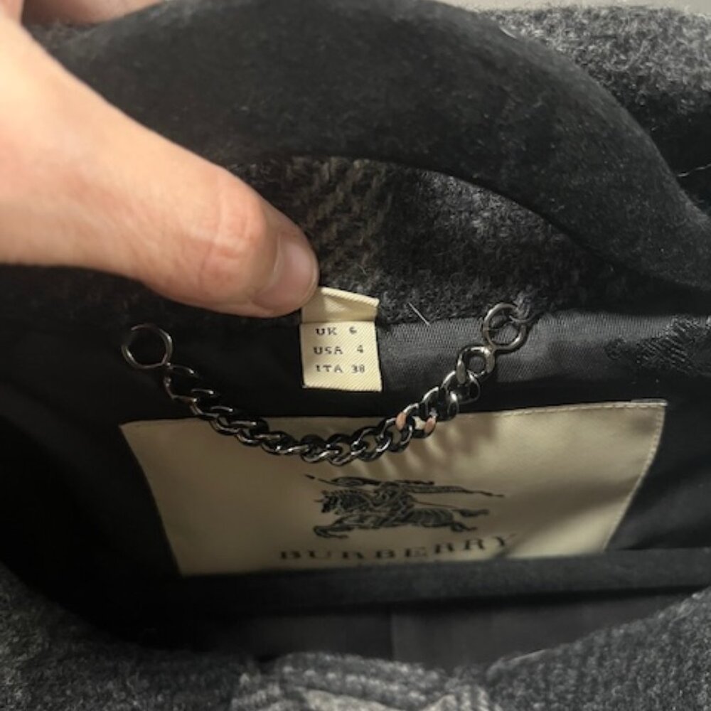 RARE Burberry Westminster Wool Swing Coat - Picture 11 of 14